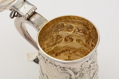 Lot 97 - A George III silver north country provincial tankard