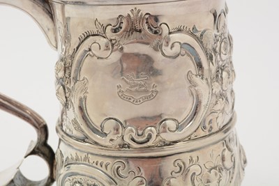 Lot 97 - A George III silver north country provincial tankard