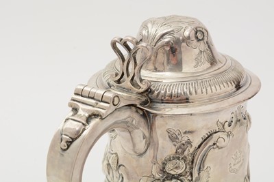 Lot 97 - A George III silver north country provincial tankard