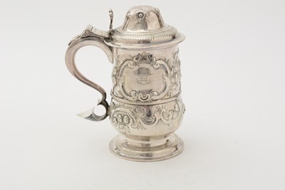 Lot 97 - A George III silver north country provincial tankard