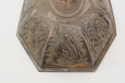 Lot 98 - A pair of George III silver entree dish covers