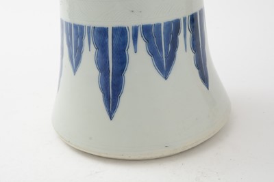 Lot 743 - Chinese Transitional Gu form vase