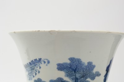 Lot 743 - Chinese Transitional Gu form vase