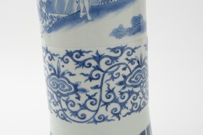 Lot 743 - Chinese Transitional Gu form vase