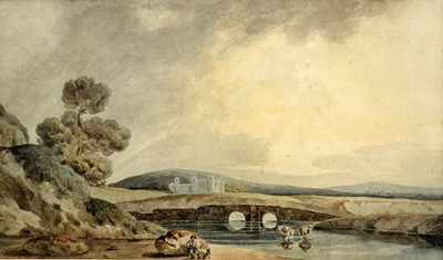 Lot 1007 - Thomas Girtin - View in Cumberland | watercolour