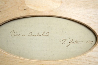 Lot 1007 - Thomas Girtin - View in Cumberland | watercolour