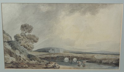 Lot 1007 - Thomas Girtin - View in Cumberland | watercolour