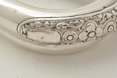 Lot 20 - A George V regimental silver bugle