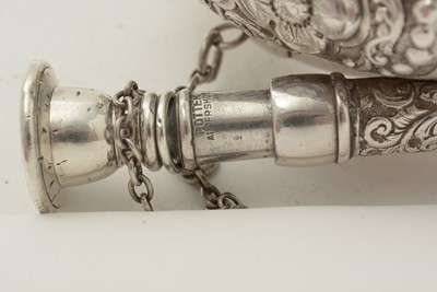 Lot 20 - A George V regimental silver bugle