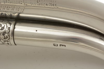 Lot 20 - A George V regimental silver bugle