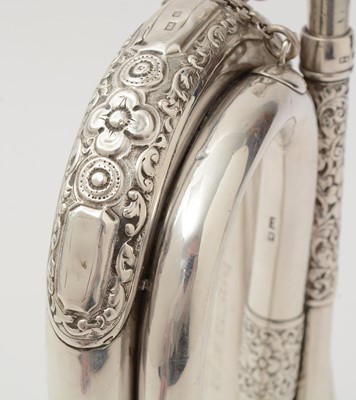 Lot 20 - A George V regimental silver bugle