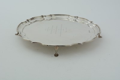 Lot 10 - An Elizabeth II silver salver