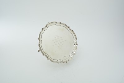 Lot 10 - An Elizabeth II silver salver