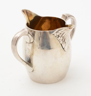 Lot 51 - A Victorian silver double-lipped cream jug