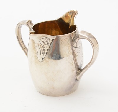 Lot 51 - A Victorian silver double-lipped cream jug