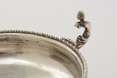Lot 99 - An  Edwardian George V silver two-handled cup