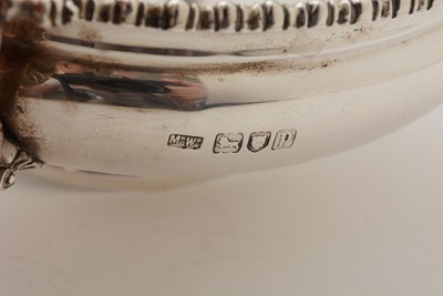 Lot 99 - An  Edwardian George V silver two-handled cup