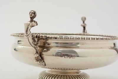Lot 99 - An  Edwardian George V silver two-handled cup