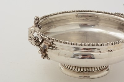 Lot 99 - An  Edwardian George V silver two-handled cup