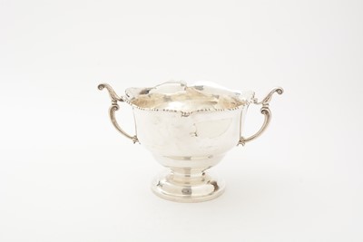 Lot 100 - George V Irish silver two-handled cup