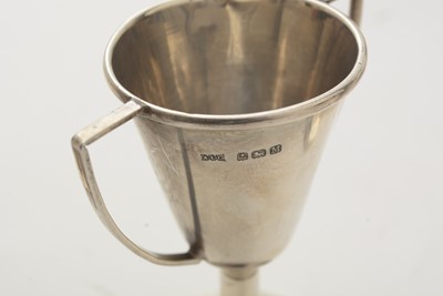 Lot 40 - A late 19th Century American silver square salver; and other items