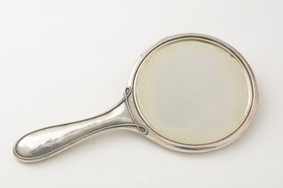 Lot 42 - A George V Arts and Crafts hand mirror