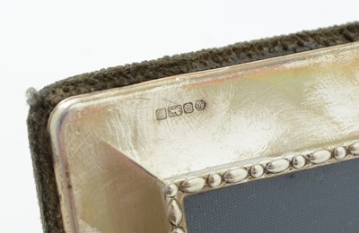 Lot 31 - Eight various silver mounted rectangular photograph frames