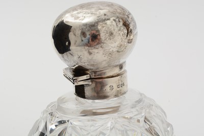 Lot 81 - Four silver mounted cut-glass pieces