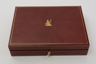 Lot 6 - An Elizabeth II limited edition set of 25 silver-gilt replica postage stamps; and another