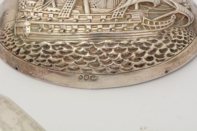 Lot 82 - A George IV North Country provincial silver toddy ladle; and other silver items