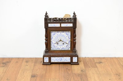 Lot 44 - Manner of Lewis Foreman Day: An early 20th Century Aesthetic movement mantel clock