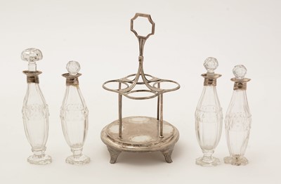 Lot 57 - George III silver soy frame