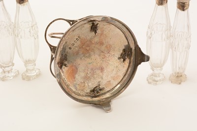 Lot 57 - George III silver soy frame
