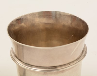 Lot 60 - An antique silver beaker