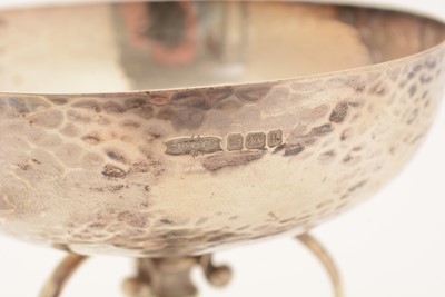 Lot 103 - An Edwardian art nouveau silver pedestal cup