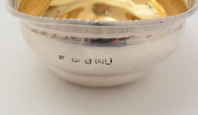 Lot 75 - A George III silver pap boat