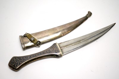 Lot 1008 - A Persian khanjar, late 19th Century