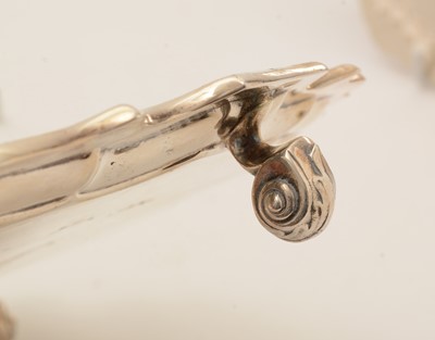 Lot 45 - An Edwardian silver slaver