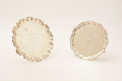 Lot 45 - An Edwardian silver slaver