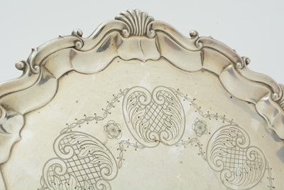 Lot 68 - An Edwardian silver salver