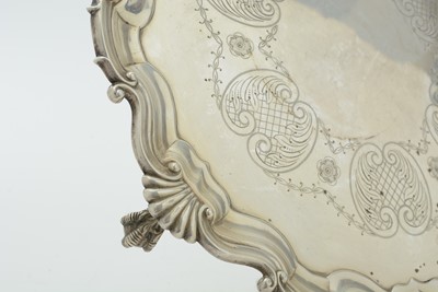 Lot 68 - An Edwardian silver salver