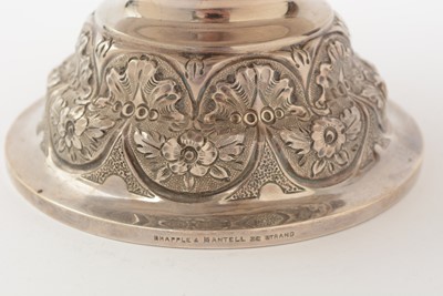 Lot 76 - A late Victorian silver “Cellini Pattern” ewer or hot water jug