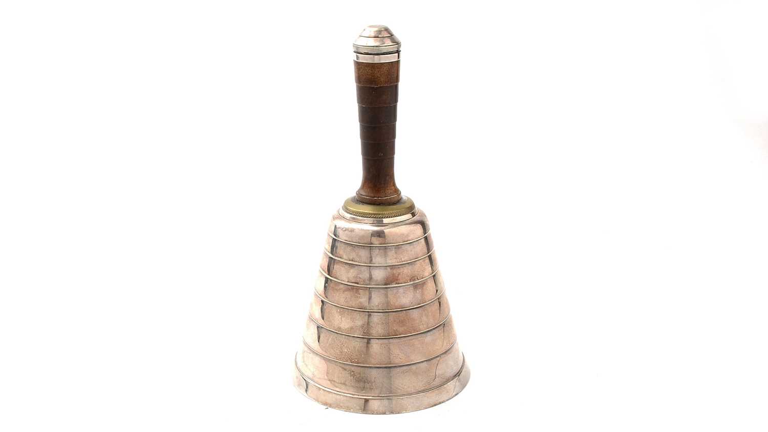 Lot 2 - An art deco electroplated novelty cocktail shaker