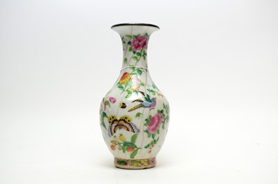 Lot 287 - A Chinese famille rose vase