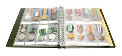 Lot 1073 - A selection of British medals