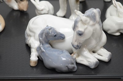 Lot 260 - A collection of Royal Copenhagen figures