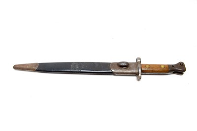 Lot 1080 - A 1907 Enfield rifle bayonet