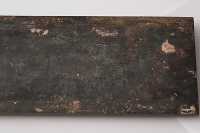 Lot 785 - A late Victorian steam engine locomotive name-plate 'Bamburgh'