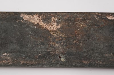 Lot 785 - A late Victorian steam engine locomotive name-plate 'Bamburgh'