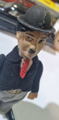 Lot 917 - Schuco: A 1920s Charlie Chaplin wind up tinplate clockwork toy